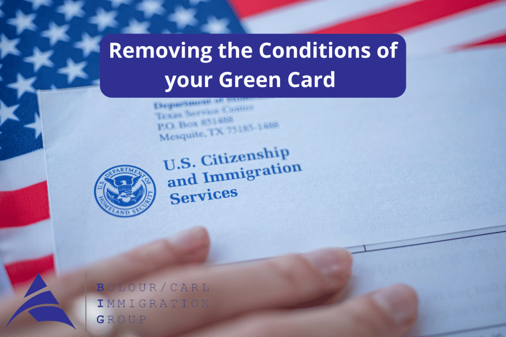 removing green card conditions