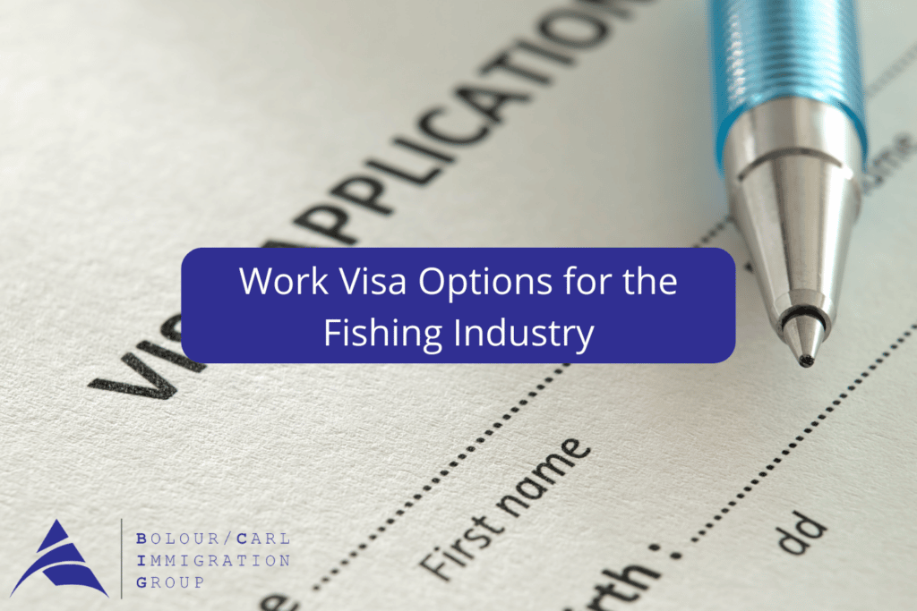 work visa options for fishing